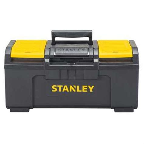 stanley tool box 22 in l metal|stanley 19 inch tool box.